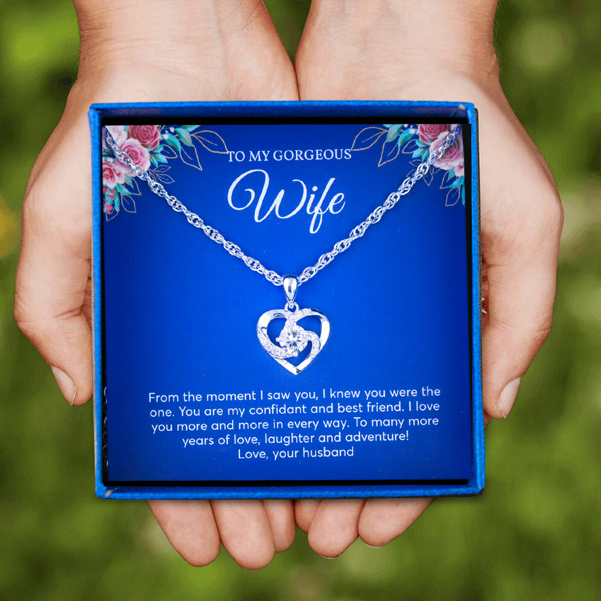 JUELHAUS Stunning Heart Necklace for Women S990 Fine Silver Heart Necklace for Wife Beautiful Love Heart Pendant on 18" Chain