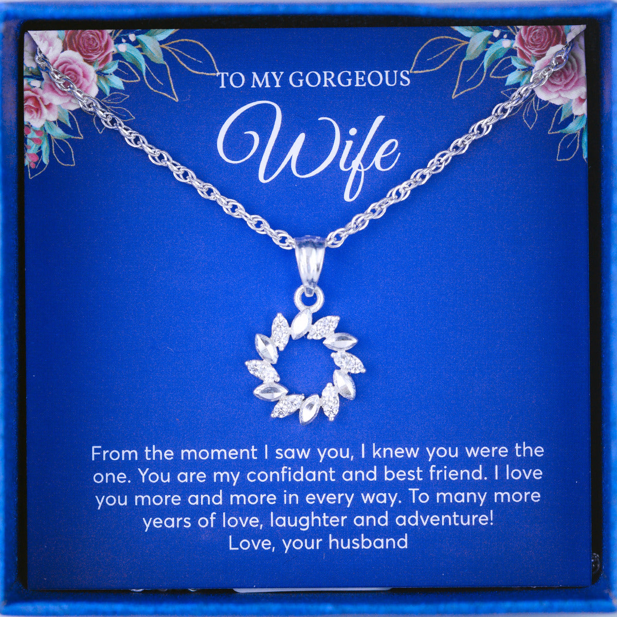 JUELHAUS S990 silver necklace with sun shape shine brightly gift to wife