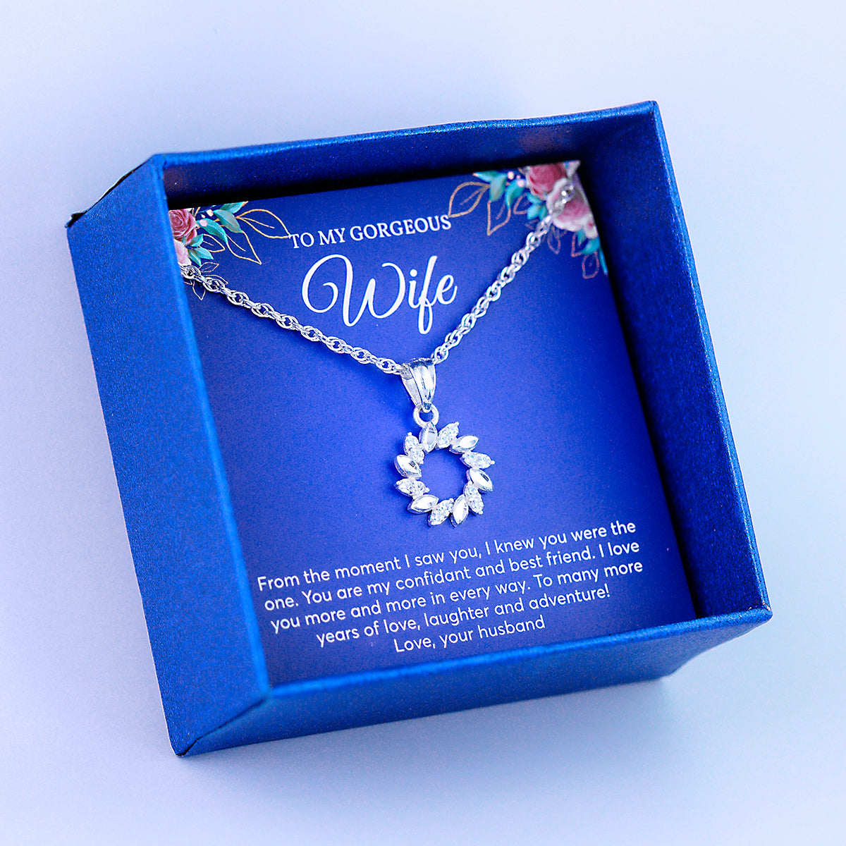 JUELHAUS S990 silver necklace with sun shape shine brightly gift to wife