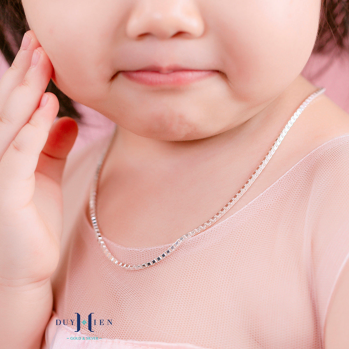 JUELHAUS Silver Necklace Gift for Daughter S925 Super Soft Noodles Available in 5 Sizes, Easy to Combine and Wear