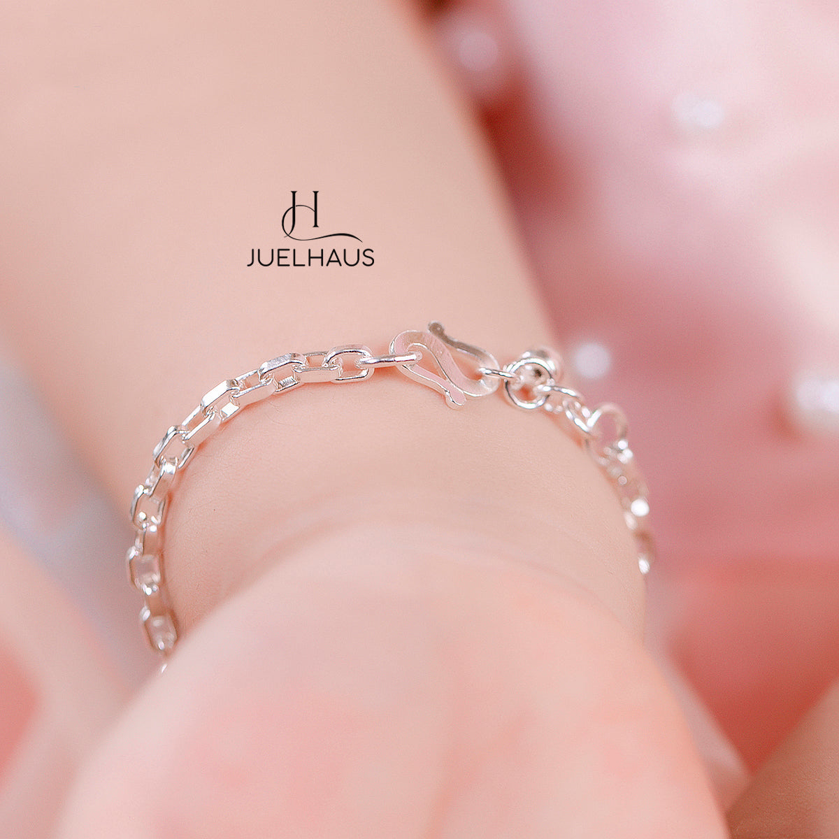 JUELHAUS Silver Bracelets for Children to Wear on Foot and Wrist in All Styles with Funny and Lovely Ringing Bells