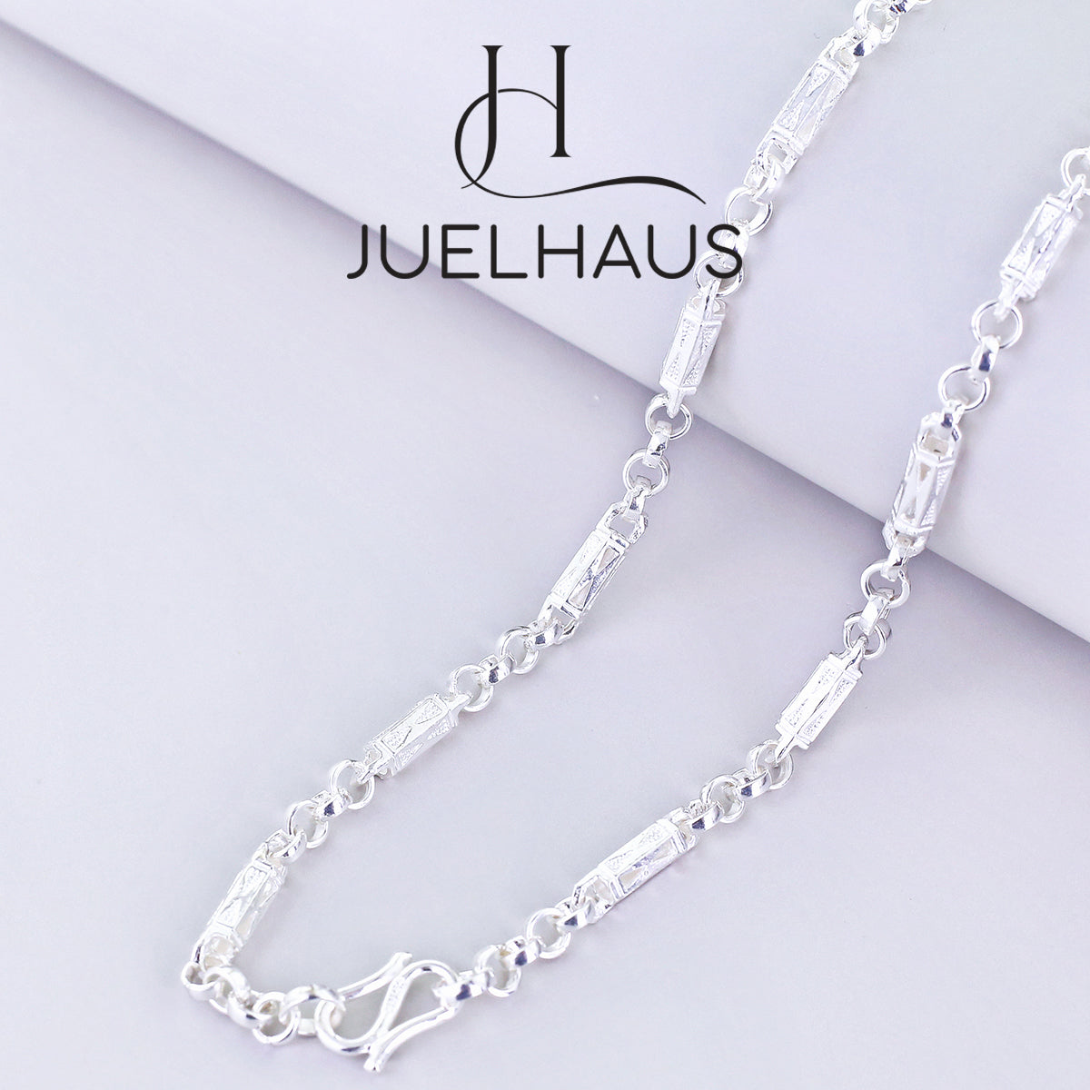 JUELHAUS The silver necklace given to my Baby is strong and sturdy, with many sturdy designs