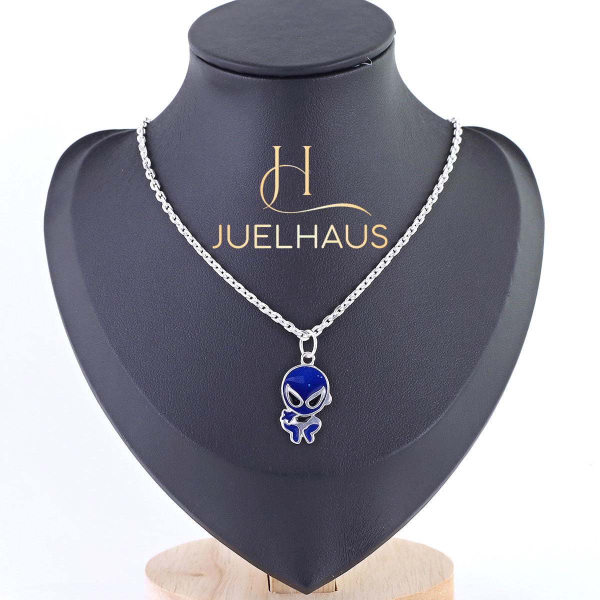 JUELHAUS Silver Chain Gift for Baby S990 Pure Spider-Man Spiderman Funny Cartoon Version