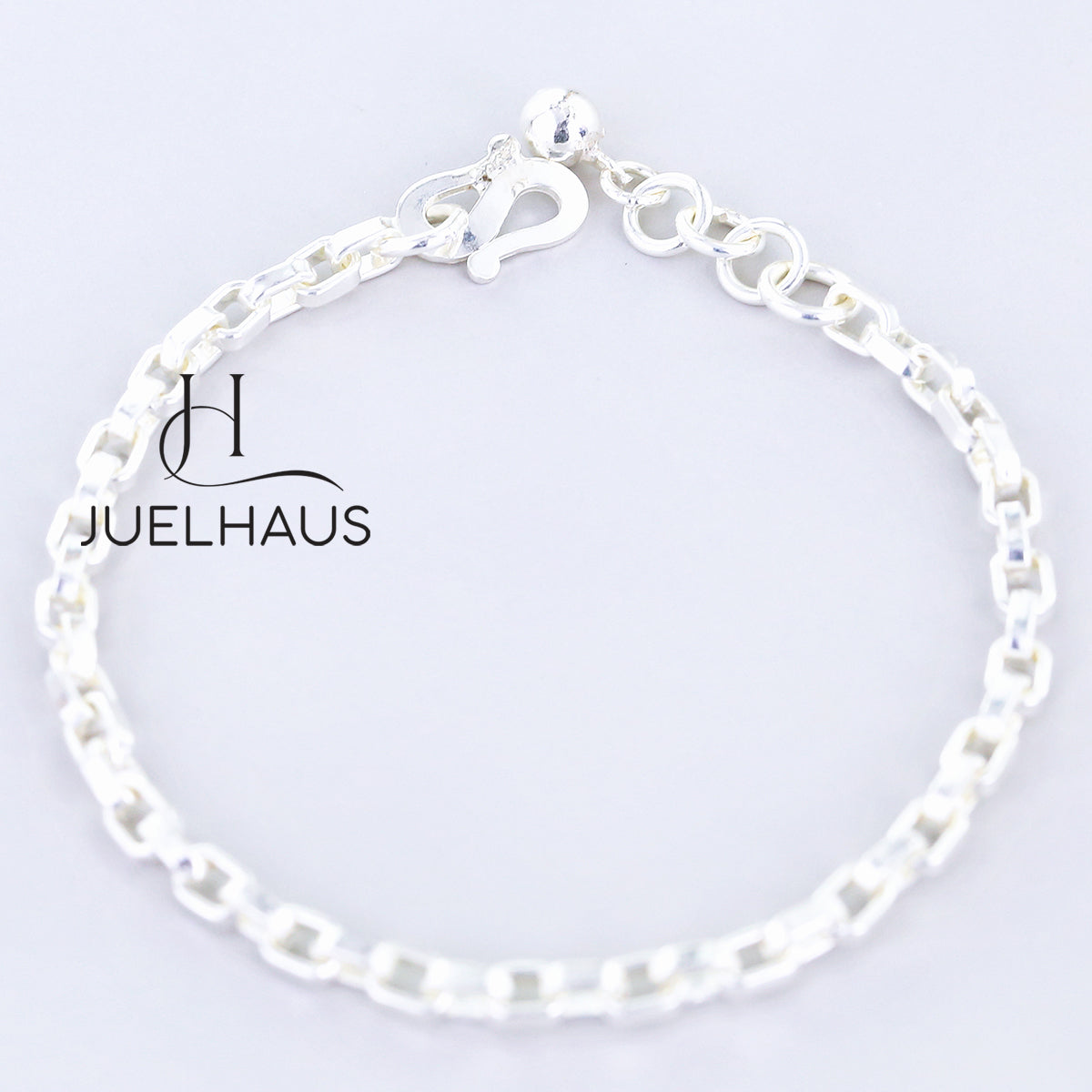 JUELHAUS Silver Bracelets for Children to Wear on Foot and Wrist in All Styles with Funny and Lovely Ringing Bells