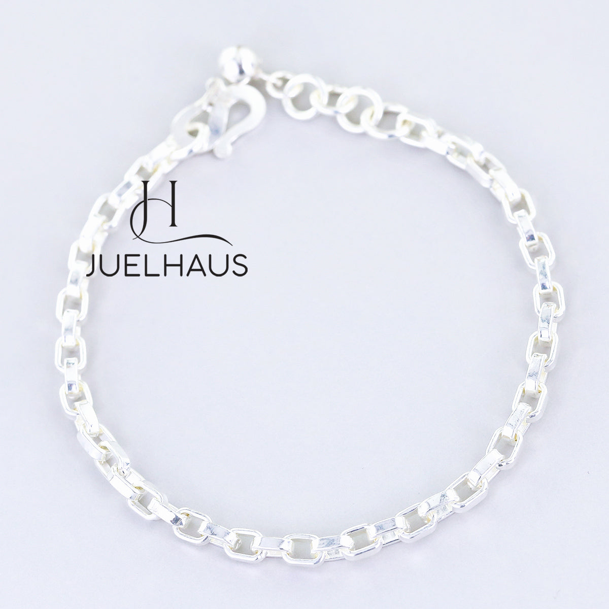 JUELHAUS Silver Bracelets for Children to Wear on Foot and Wrist in All Styles with Funny and Lovely Ringing Bells