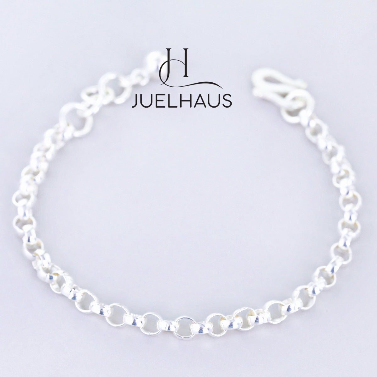 JUELHAUS Silver Bracelets for Children to Wear on Foot and Wrist in All Styles with Funny and Lovely Ringing Bells