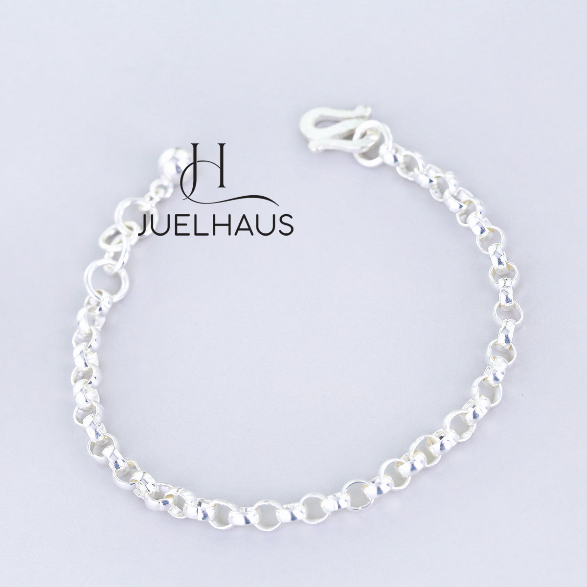 JUELHAUS Silver Bracelets for Children to Wear on Foot and Wrist in All Styles with Funny and Lovely Ringing Bells