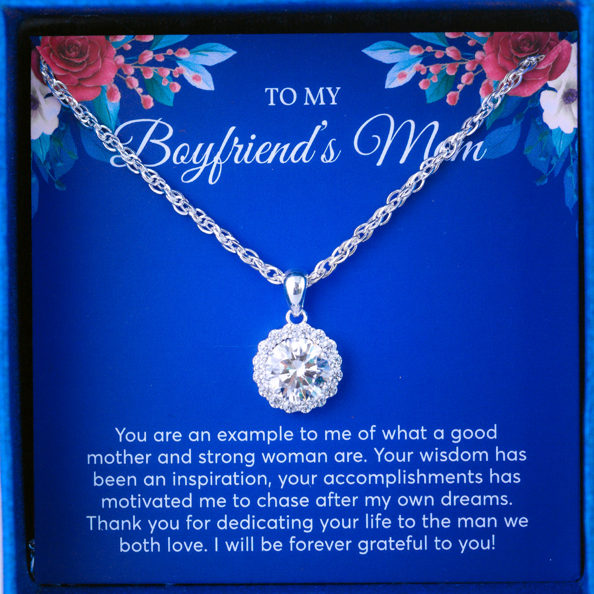JUELHAUS S990 silver chain Single Stone style Minimalism Simple, luxurious, individual gift to boyfriend's mother