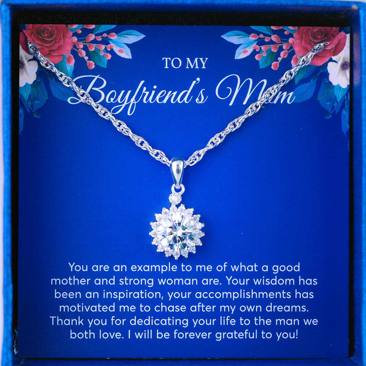 JUELHAUS S990 silver chain Single Stone style Minimalism Simple, luxurious, individual gift to boyfriend's mother