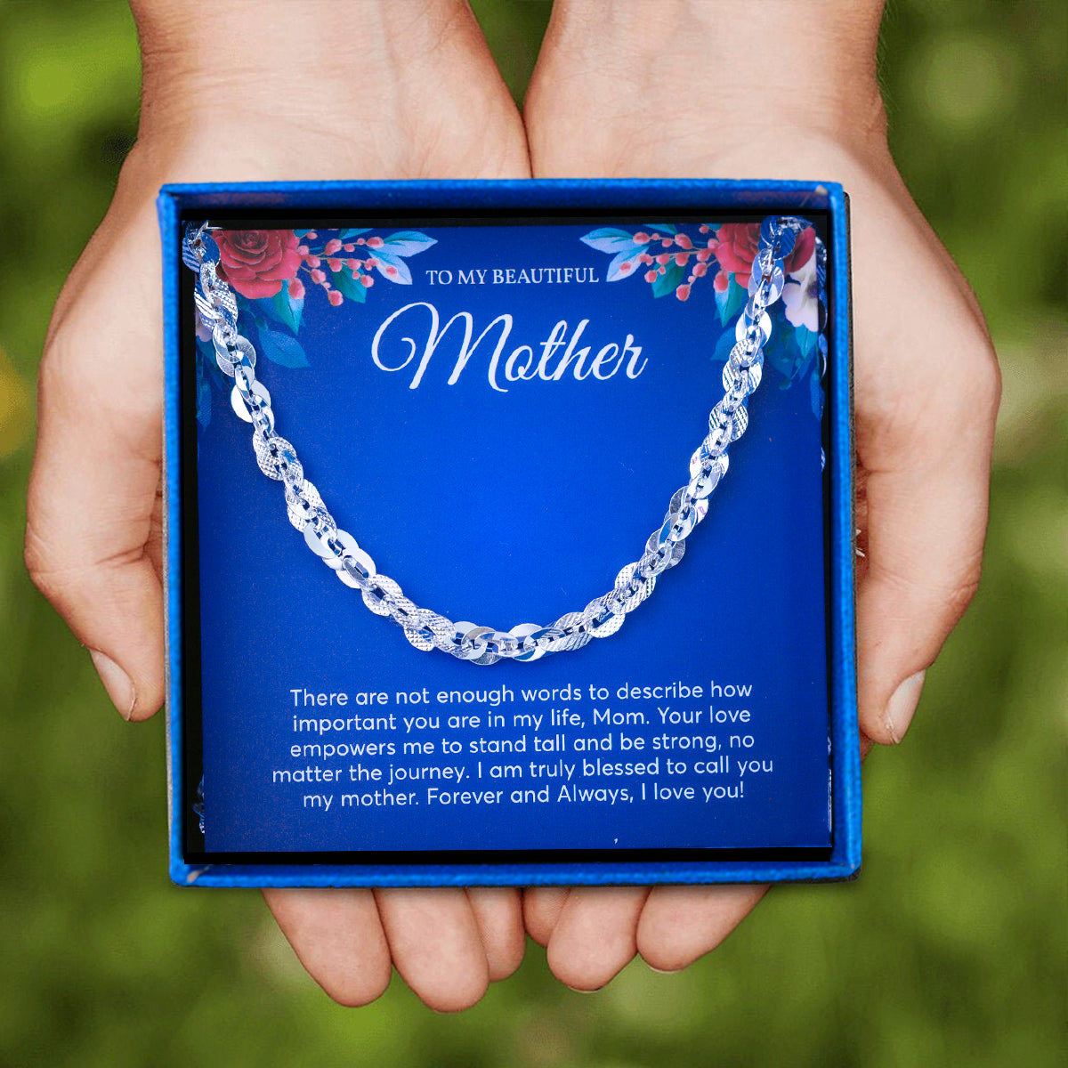 JUELHAUS Silver Necklace Gift for Mom S925 Italian Style Twisted Tangled, Outstanding Luxury