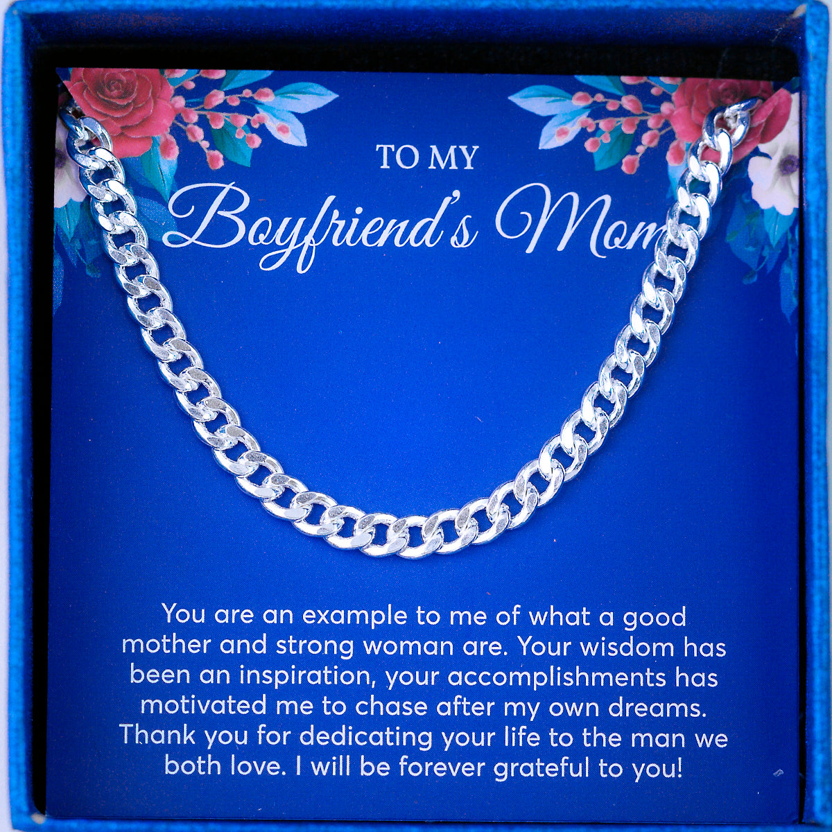 JUELHAUS Silver Necklaces for boyfriend's mother, Traditional Single Chain Style, All Sizes, Simple, Durable, Beautiful and Bright Over Time