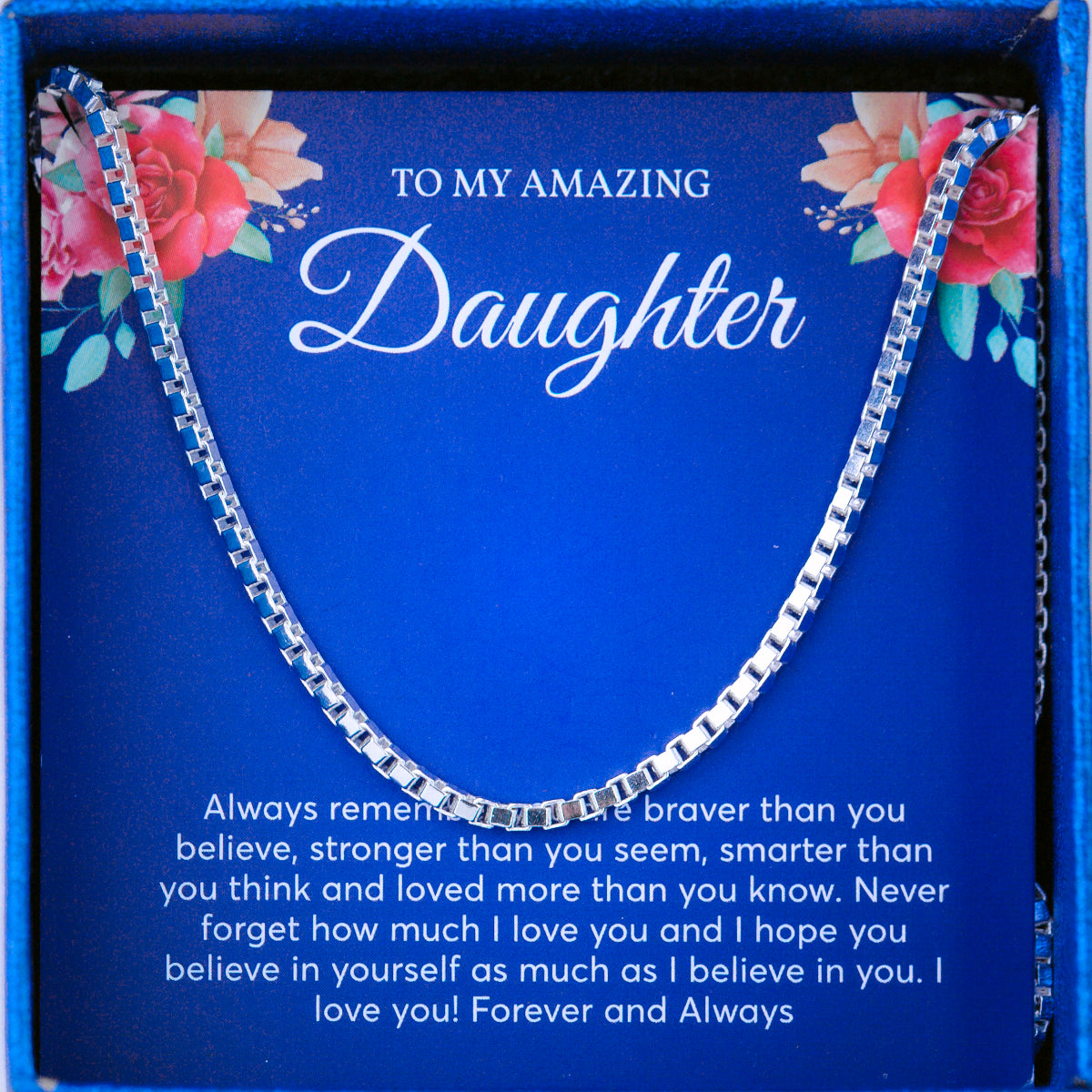 JUELHAUS Silver Necklace Gift for Daughter S925 Super Soft Noodles Available in 5 Sizes, Easy to Combine and Wear