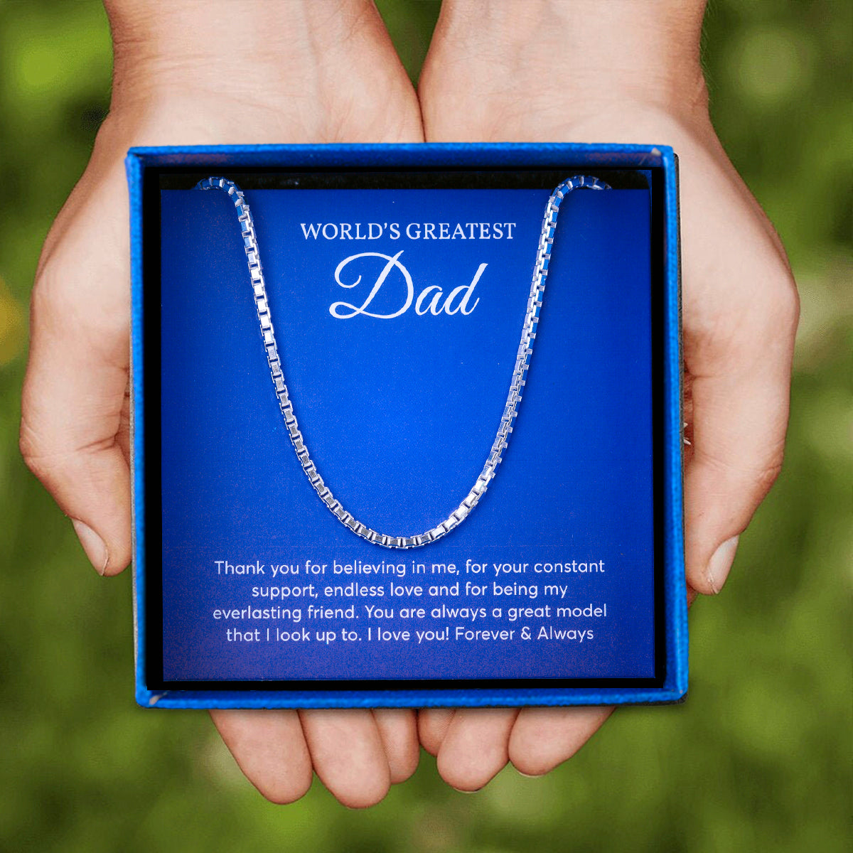 JUELHAUS Silver Necklace Gift for dad S925 Super Soft Noodles Available in 5 Sizes, Easy to Combine and Wear