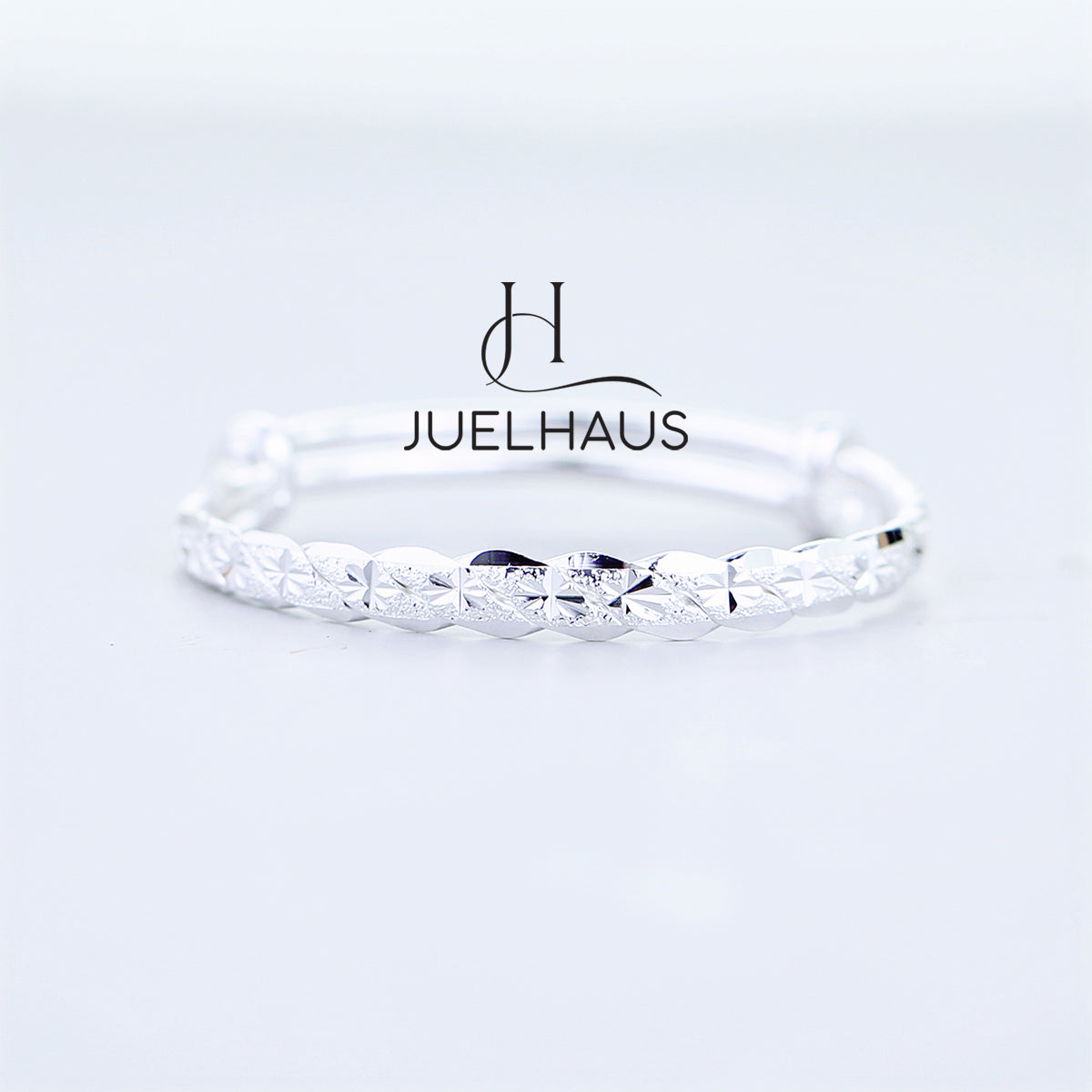 JUELHAUS S990 Pure Silver Bracelet For Children, Smooth, No Bell, Bright, Many Styles, Durable, Sun and Wind Resistant