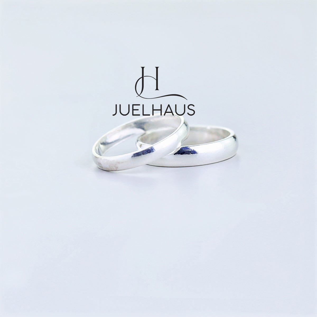 JUELHAUS Round Silver Rings, Wind-beating, Feeling, Many Sizes, Many Sizes