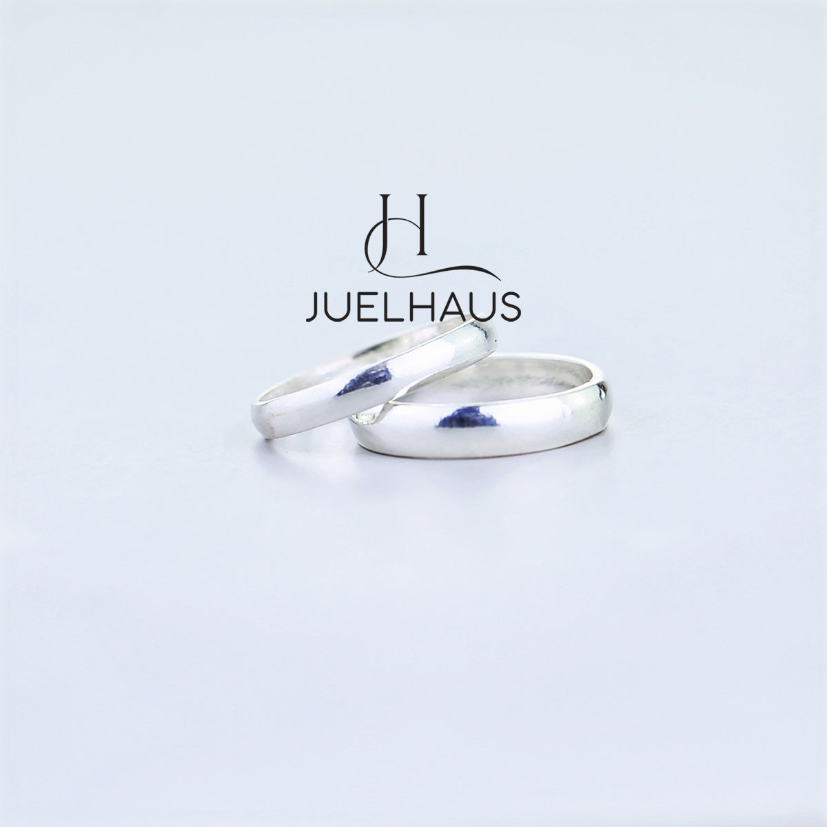 JUELHAUS Round Silver Rings, Wind-beating, Feeling, Many Sizes, Many Sizes
