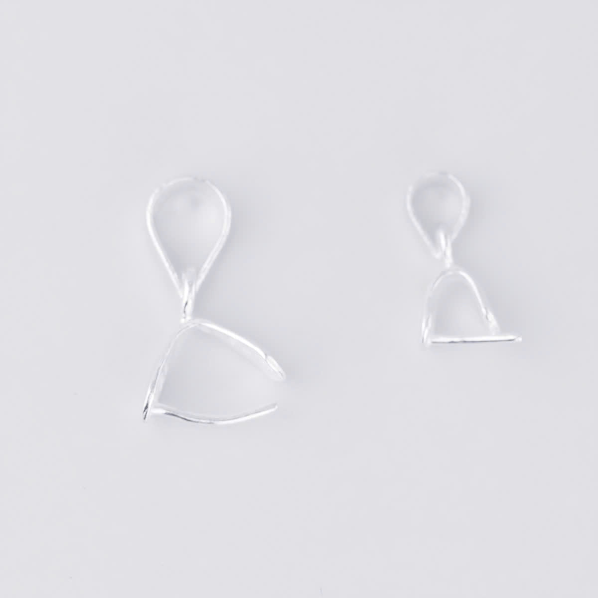JUELHAUS Silver Hook for Hanging Feng Shui Stone Pendants, 3 Sizes, Sturdy and Durable