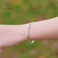 JUELHAUS Women's Silver Bow-shaped Ring with Rhinestones, Luxurious Style
