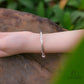 JUELHAUS Women's Silver Bow-shaped Ring with Rhinestones, Luxurious Style