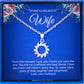 JUELHAUS S990 silver necklace with sun shape shine brightly gift to wife