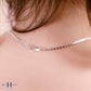 JUELHAUS Silver Necklace Gift for Daughter S925 Super Soft Noodles Available in 5 Sizes, Easy to Combine and Wear