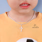 JUELHAUS Small and Pretty Plain Cross Pendant for Children, 2 Sizes Available