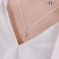 JUELHAUS Silver Necklace Gift for Sisters S990 Pure Love Knot Small and Beautiful Meaningful Eye-catching Modern Youthful Design