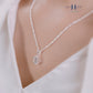 JUELHAUS Silver Pendant Pure S990 Single Stone Simple Sparkling