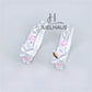 JUELHAUS  Silver Earrings for Children, Non-Round Style, 1 Row of Cute Small Stones with 4 Bright Milled Flowers