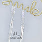 JUELHAUS Women's Silver Tassel Earrings 4 Strands 10cm Long Soft Outstanding