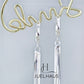 JUELHAUS Women's Silver Tassel Earrings 4 Strands 10cm Long Soft Outstanding
