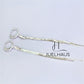 JUELHAUS Women's Silver Tassel Earrings 4 Strands 10cm Long Soft Outstanding
