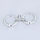 JUELHAUS Smooth Round Silver Earrings for Babies or New Earrings