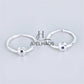 JUELHAUS Smooth Round Silver Earrings for Babies or New Earrings