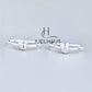 JUELHAUS Smooth Round Silver Earrings for Babies or New Earrings