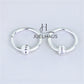 JUELHAUS Smooth Round Silver Earrings for Babies or New Earrings