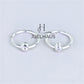 JUELHAUS Smooth Round Silver Earrings for Babies or New Earrings