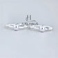 JUELHAUS Smooth Round Silver Earrings for Babies or New Earrings