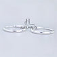 JUELHAUS Smooth Round Silver Earrings for Babies or New Earrings
