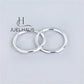 JUELHAUS Smooth Round Silver Earrings for Babies or New Earrings