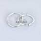JUELHAUS Smooth Round Silver Earrings for Babies or New Earrings