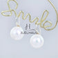 JUELHAUS Silver Pearl Earrings Short Hook Style, Simple, Durable, Luxurious, Easy to Wear