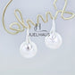 JUELHAUS Silver Pearl Earrings Short Hook Style, Simple, Durable, Luxurious, Easy to Wear