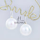 JUELHAUS Silver Pearl Earrings Short Hook Style, Simple, Durable, Luxurious, Easy to Wear