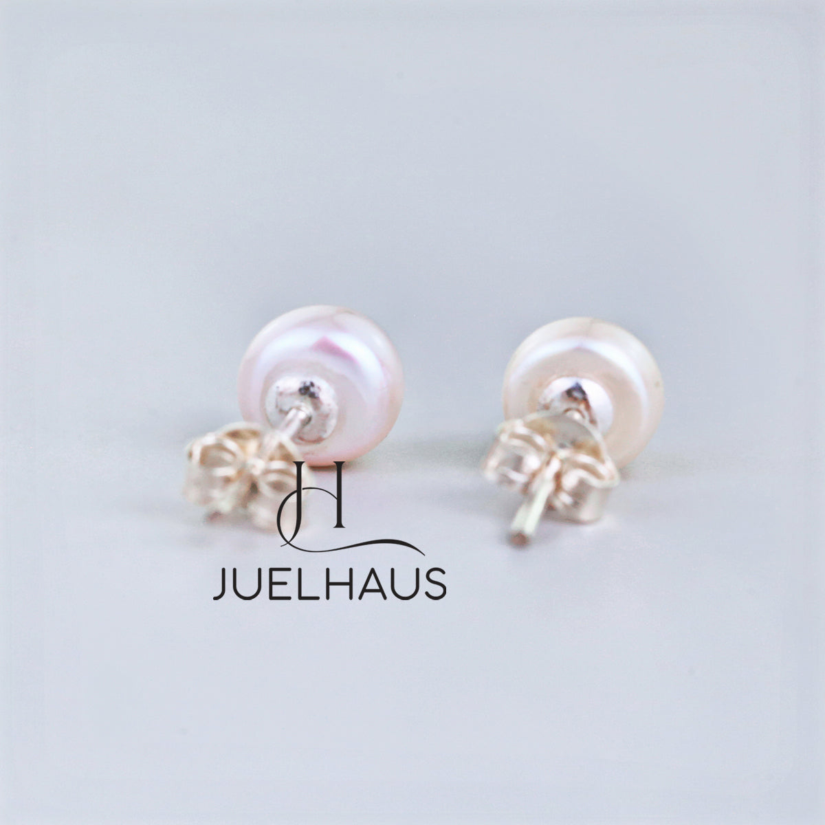 JUELHAUS Simple, Luxurious, Attractive Studded Silver Pearl Earrings