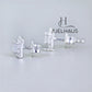 JUELHAUS  Women's Silver Earrings with Square Stone Buds, Youthful and Modern Personality