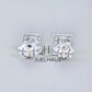 JUELHAUS  Women's Silver Earrings with Square Stone Buds, Youthful and Modern Personality