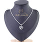 JUELHAUS Stunning Heart Necklace for Women S990 Fine Silver Heart Necklace for Wife Beautiful Love Heart Pendant on 18" Chain