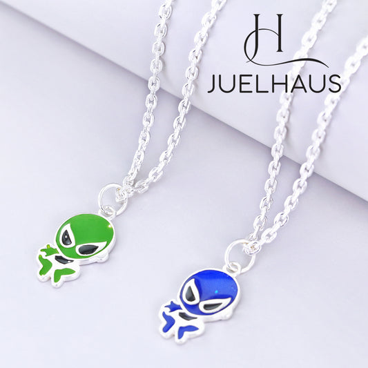 JUELHAUS Silver Chain S990 Pure Spider-Man Spiderman Funny Cartoon Version