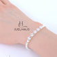 JUELHAUS S990 Pure Silver Bracelet for Women with 5mm Shining Stone Band